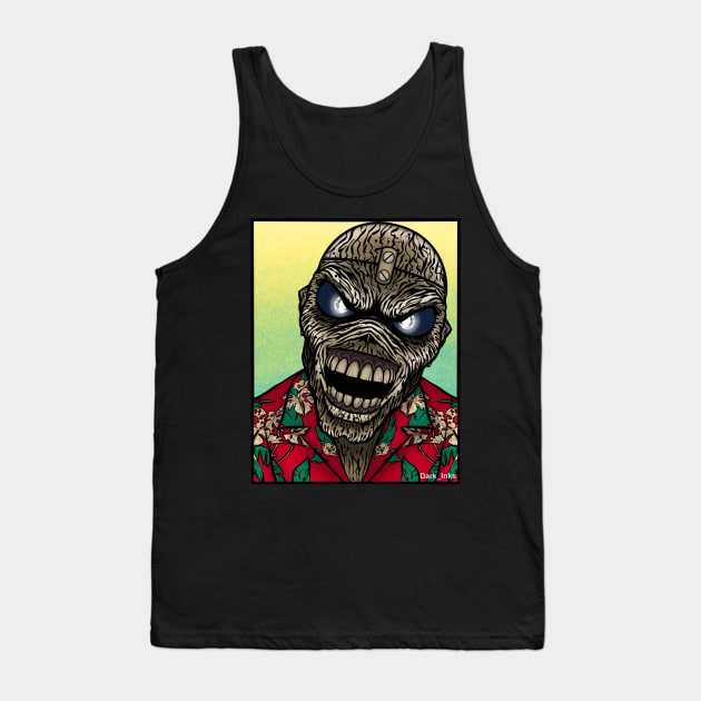 Eddie on Holiday Tank Top by Dark_Inks